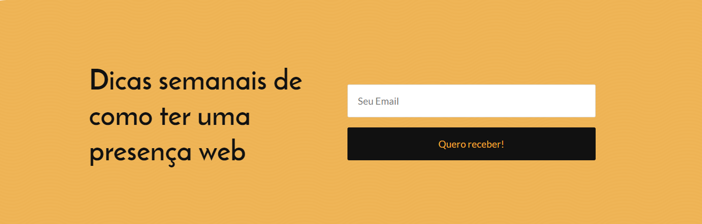 Exemplo de geração de lead